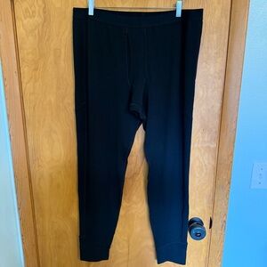 Patagonia Black Men's Thermal Bottoms Merino Wool Blend Size XXL